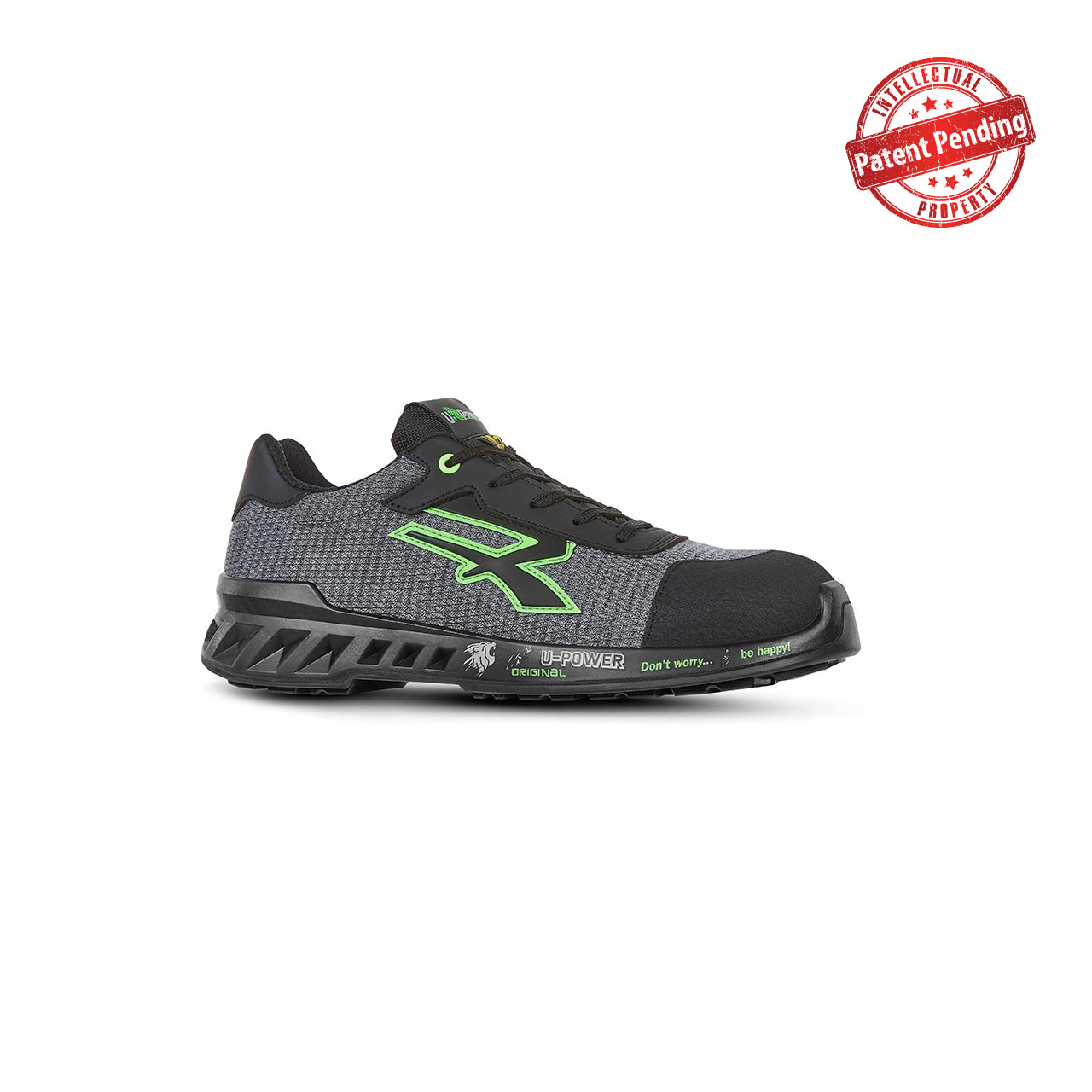 Lewer Scarpe Antinfortunistiche Nizza Skill S3 - Made In Italy, Taglia 42, Colore Nero/Verde